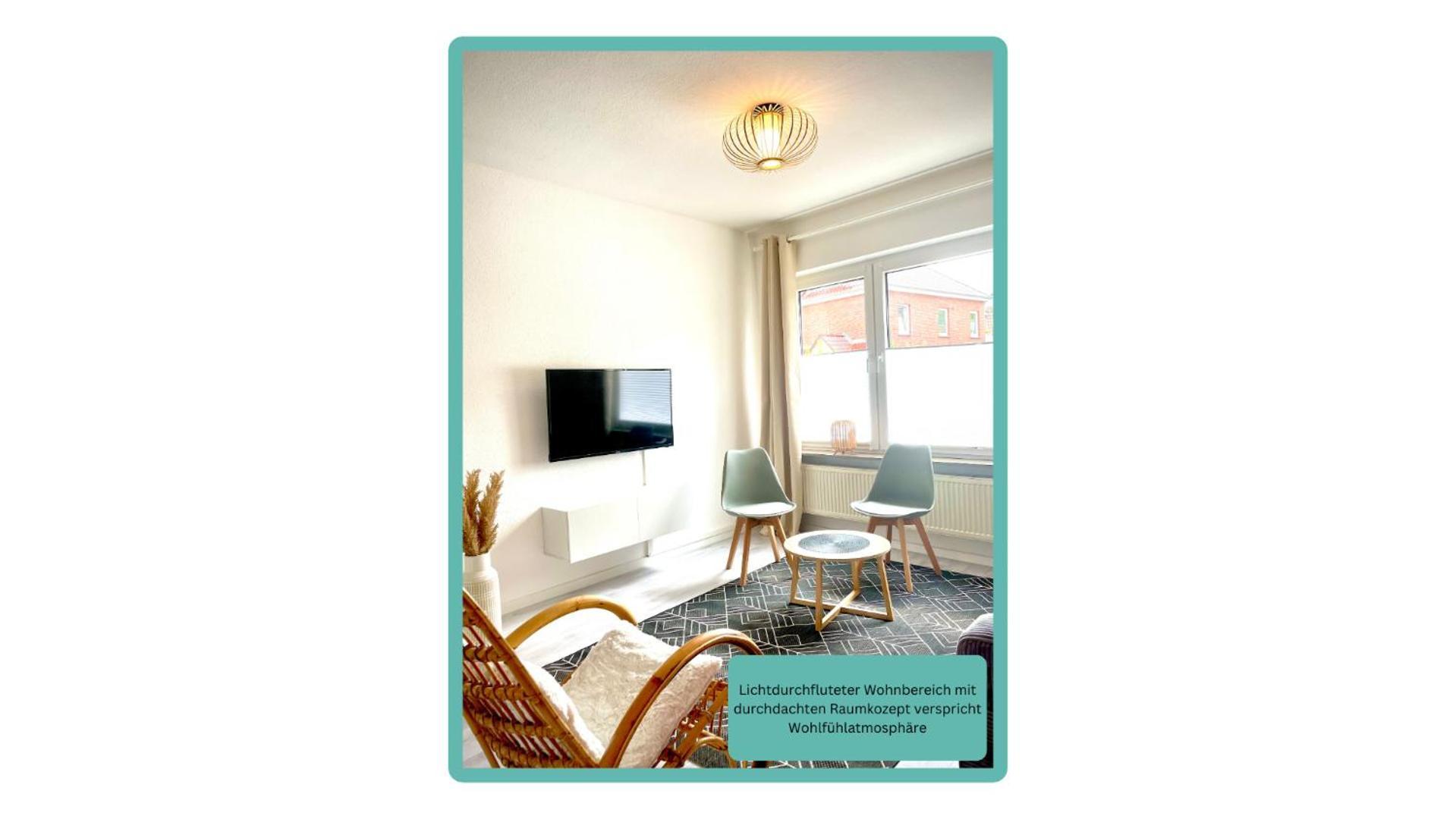 Wlan,Smart Tv,4 Betten, Zentral Emden Extérieur photo